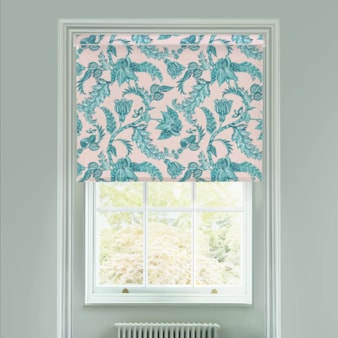 Java Blush Electric Roller Blind by Boon & Blake