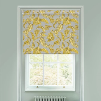 Java Mustard Electric Roller Blind by Boon & Blake