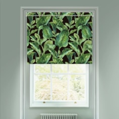 Jungle Leaves Night Electric Roller Blind