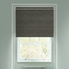 Linen Charcoal Blackout Electric Roller Blind