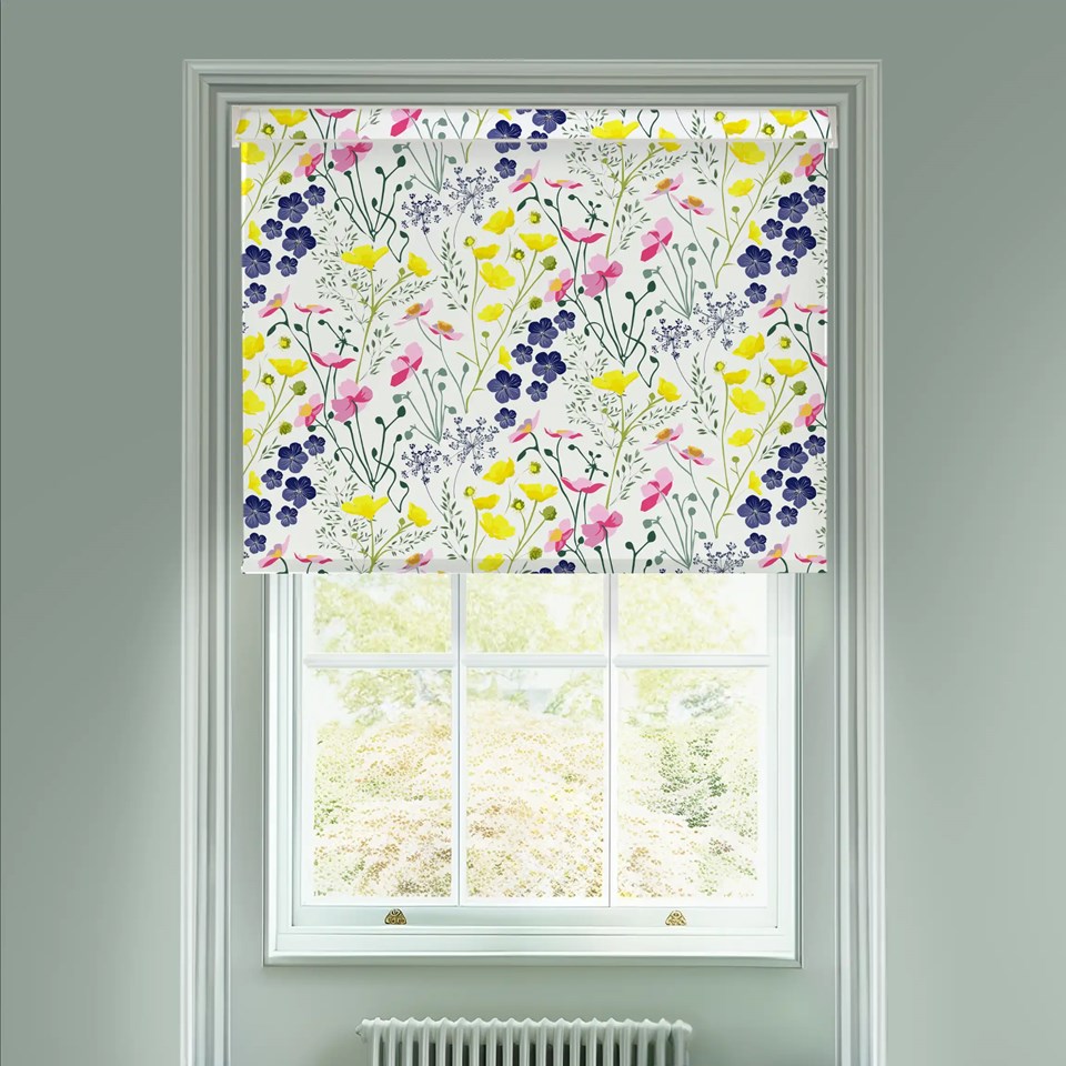 Meadow Electric Roller Blind by Lorna Syson