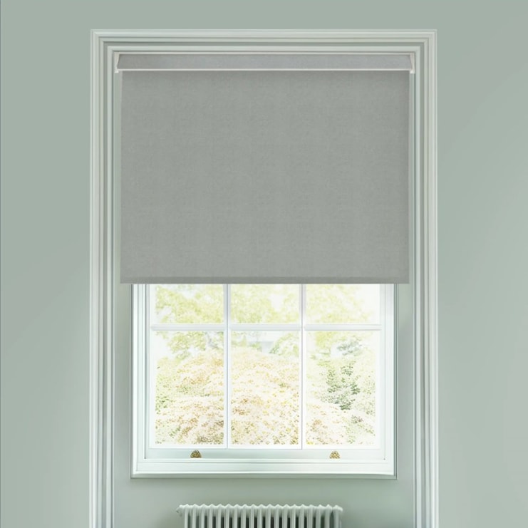 Melbourne Stone Grey Electric Roller Blind