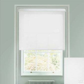 Lace White 5% Sunscreen Electric Roller Blind