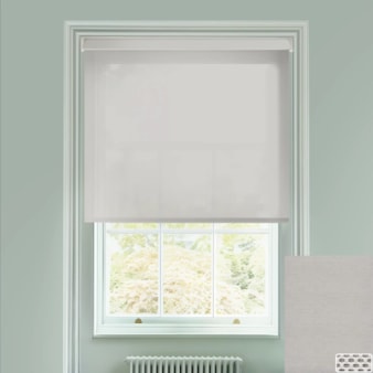 Pewter 5% Sunscreen Electric Roller Blind