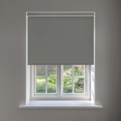 African Grey No Drill Electric Roller Blind by Boon & Blake