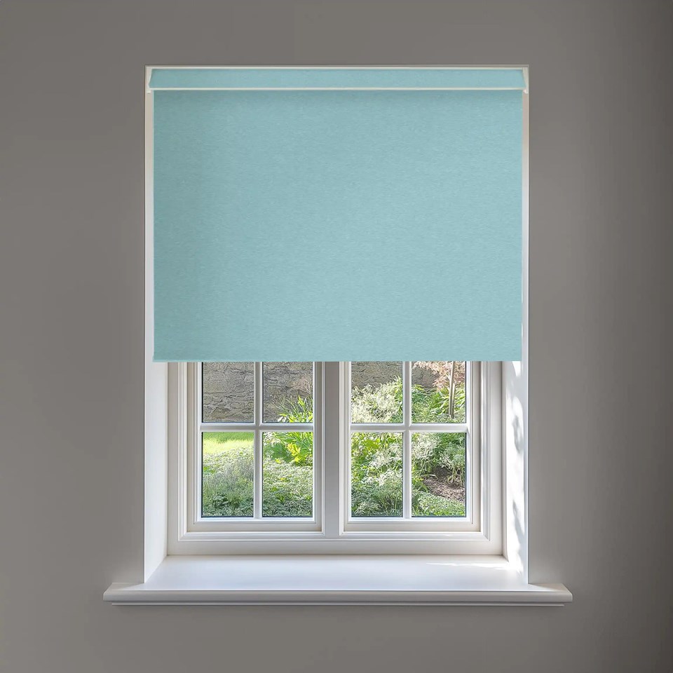 Amsterdam Duck Egg No Drill Electric Roller Blind