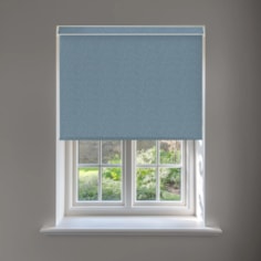 Amsterdam Marine Blue No Drill Electric Roller Blind