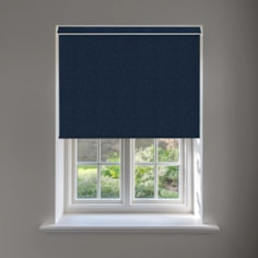 Amsterdam Navy No Drill Electric Roller Blind