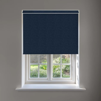 Amsterdam Navy No Drill Electric Roller Blind