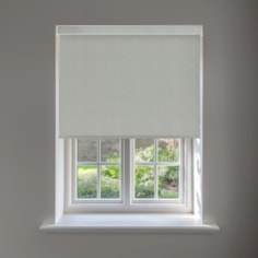 Melbourne Light Grey No Drill Electric Roller Blind