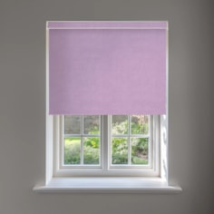 Melbourne Verbena No Drill Electric Roller Blind