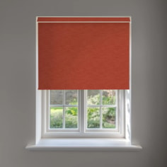 New York Earthy Red No Drill Electric Roller Blind