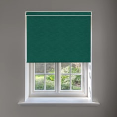 New York Emerald Green No Drill Electric Roller Blind