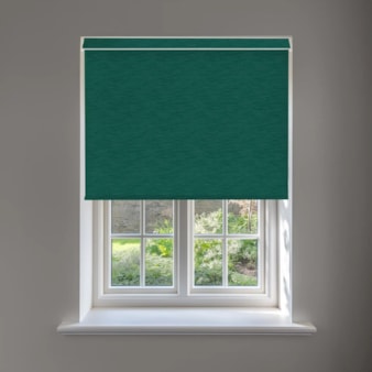 New York Emerald Green No Drill Electric Roller Blind