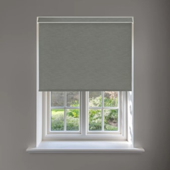 New York Shadow Grey No Drill Electric Roller Blind