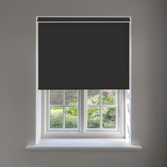 Deep Black Daylight No Drill Electric Roller Blind