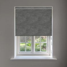 Cascade Metal Grey No Drill Electric Roller Blind