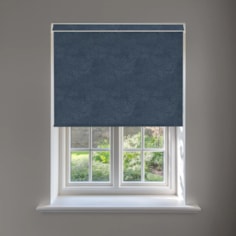 Cascade Ocean Blue No Drill Electric Roller Blind