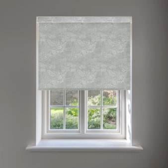 Cascade Stone Grey No Drill Electric Roller Blind