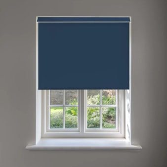 Admiral Blue Daylight No Drill Electric Roller Blind