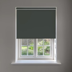 Pencil Lead Grey Daylight No Drill Electric Roller Blind