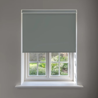 Perfect Grey Daylight No Drill Electric Roller Blind