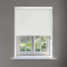 Snowflake White Daylight No Drill Electric Roller Blind