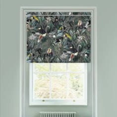 NeoTropical Slate Electric Roller Blind