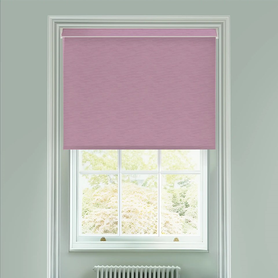 New York Dusky Purple Electric Roller Blind