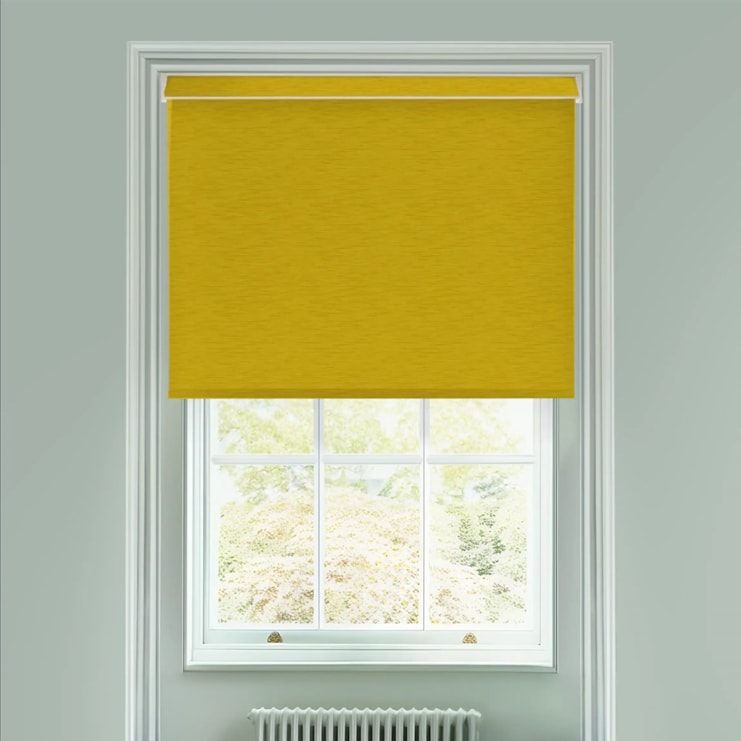 New York Mustard Electric Roller Blind