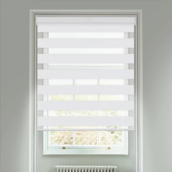 Motif White Electric Vision Day and Night Blind