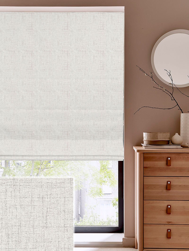 Opulence Iceberg Blackout Electric Roman Blind