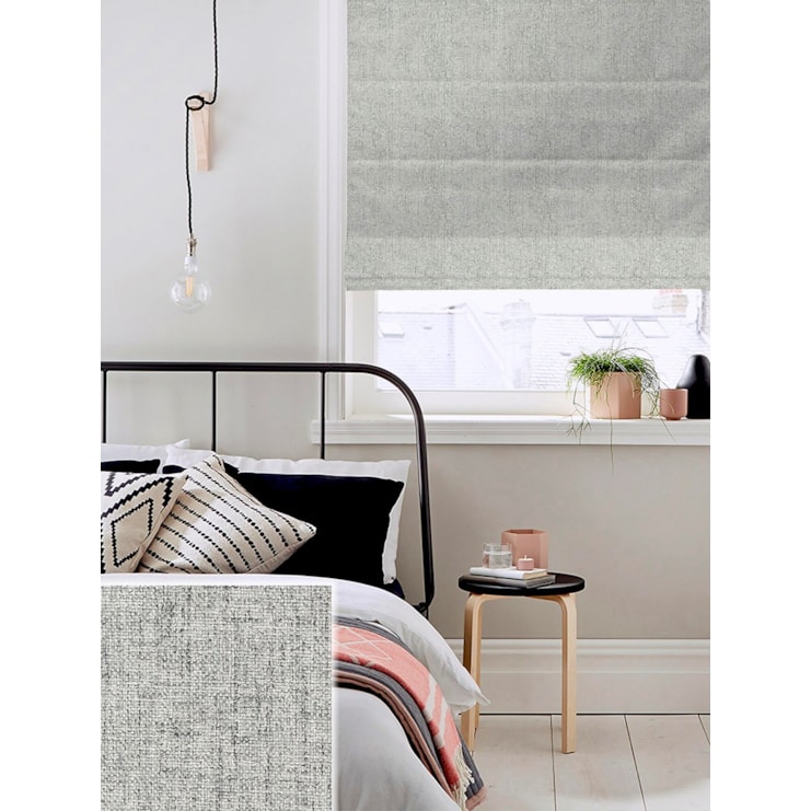 Opulence Pebbledash Blackout Electric Roman Blind