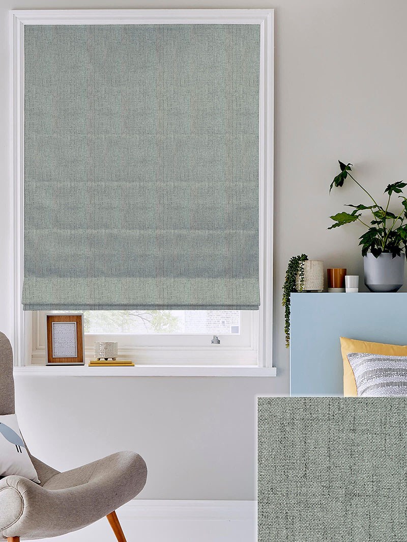 Opulence Titanic Blackout Electric Roman Blind