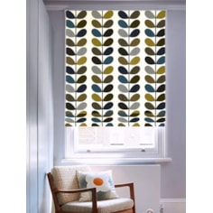 Orla Kiely Multi Stem Moss Electric Roman Blind