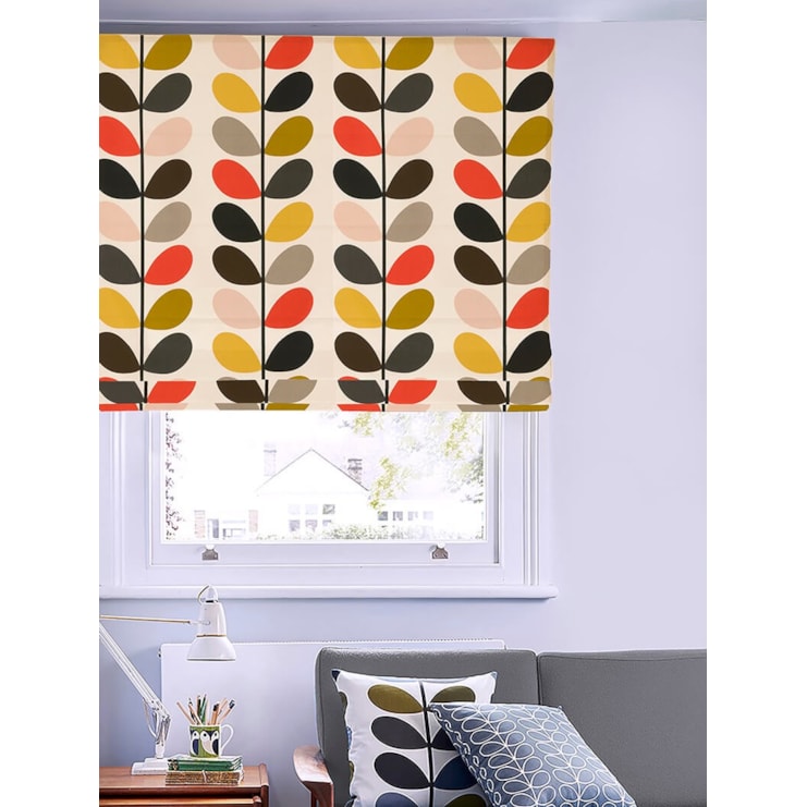 Orla Kiely Multi Stem Tomato Electric Roman Blind