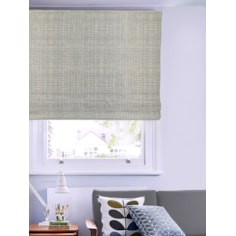 Orla Kiely Scribble Cool Grey Electric Roman Blind