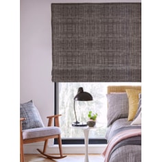 Orla Kiely Scribble Gun Metal Electric Roman Blind