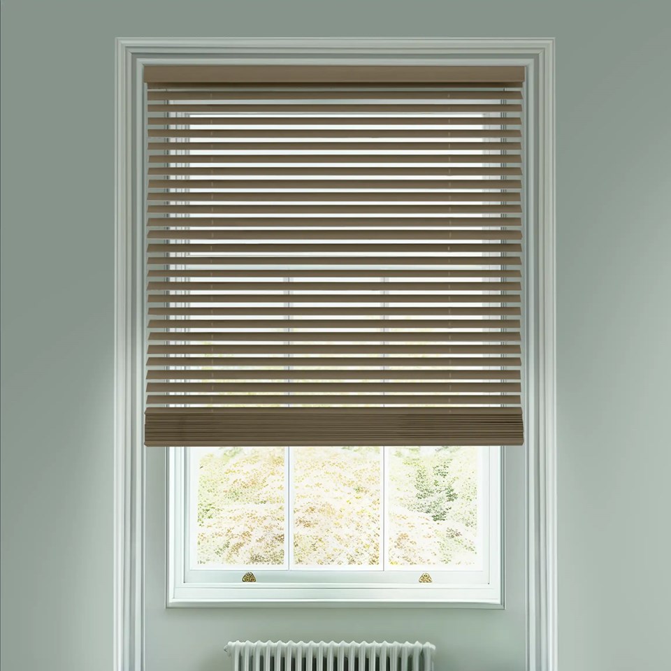 Orwell 50mm Wooden Electric Venetian Blind