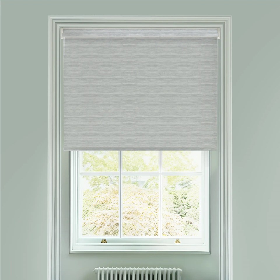 Paris Grey Electric Roller Blind