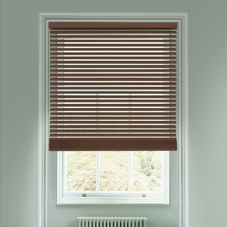 Pelt 50mm Wooden Electric Venetian Blind