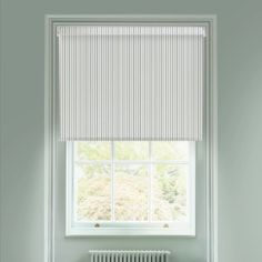 Pinstripe Grey Electric Roller Blind