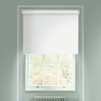 Rice White Premium Blackout Electric Roller Blind