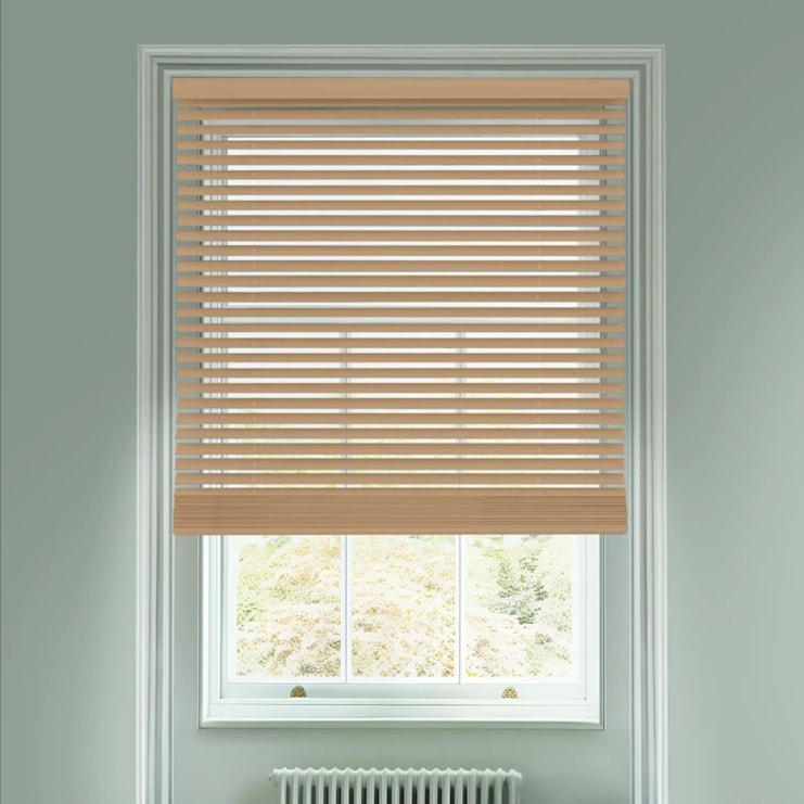 Sanderson 50mm Wooden Electric Venetian Blind