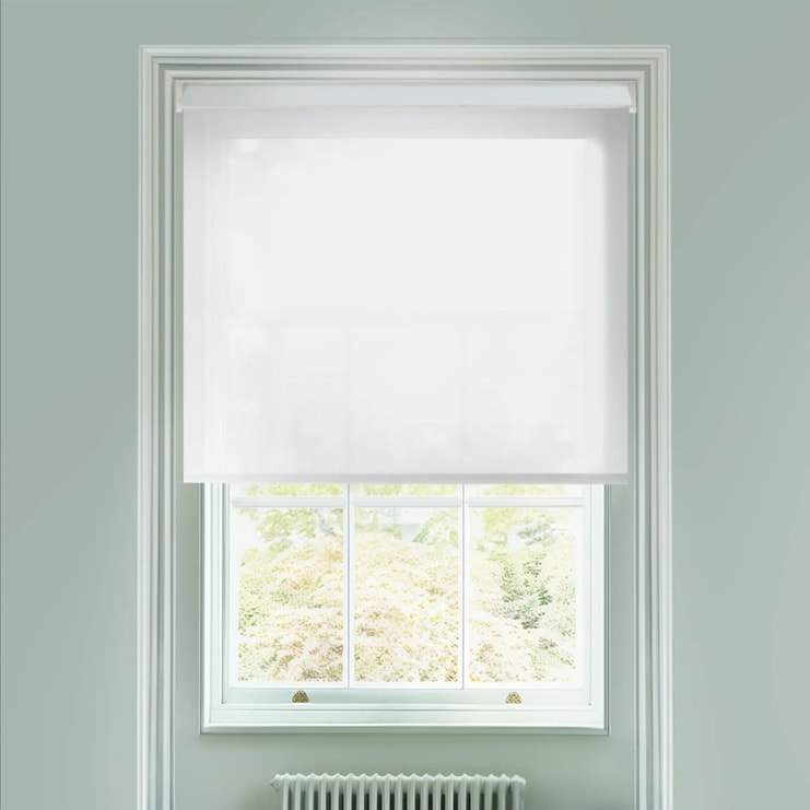 Sheer White Electric Roller Blind