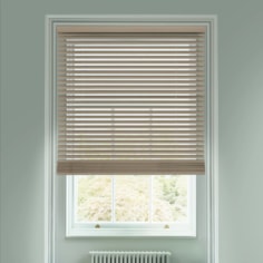 Smoulder 50mm Wooden Electric Venetian Blind