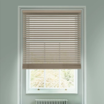 Smoulder 50mm Wooden Electric Venetian Blind