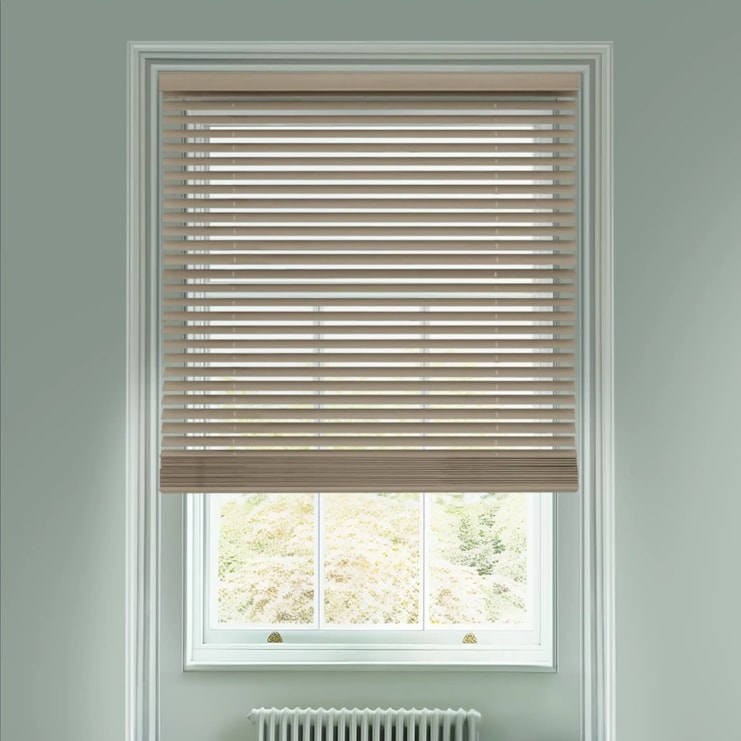 Smoulder 50mm Wooden Electric Venetian Blind