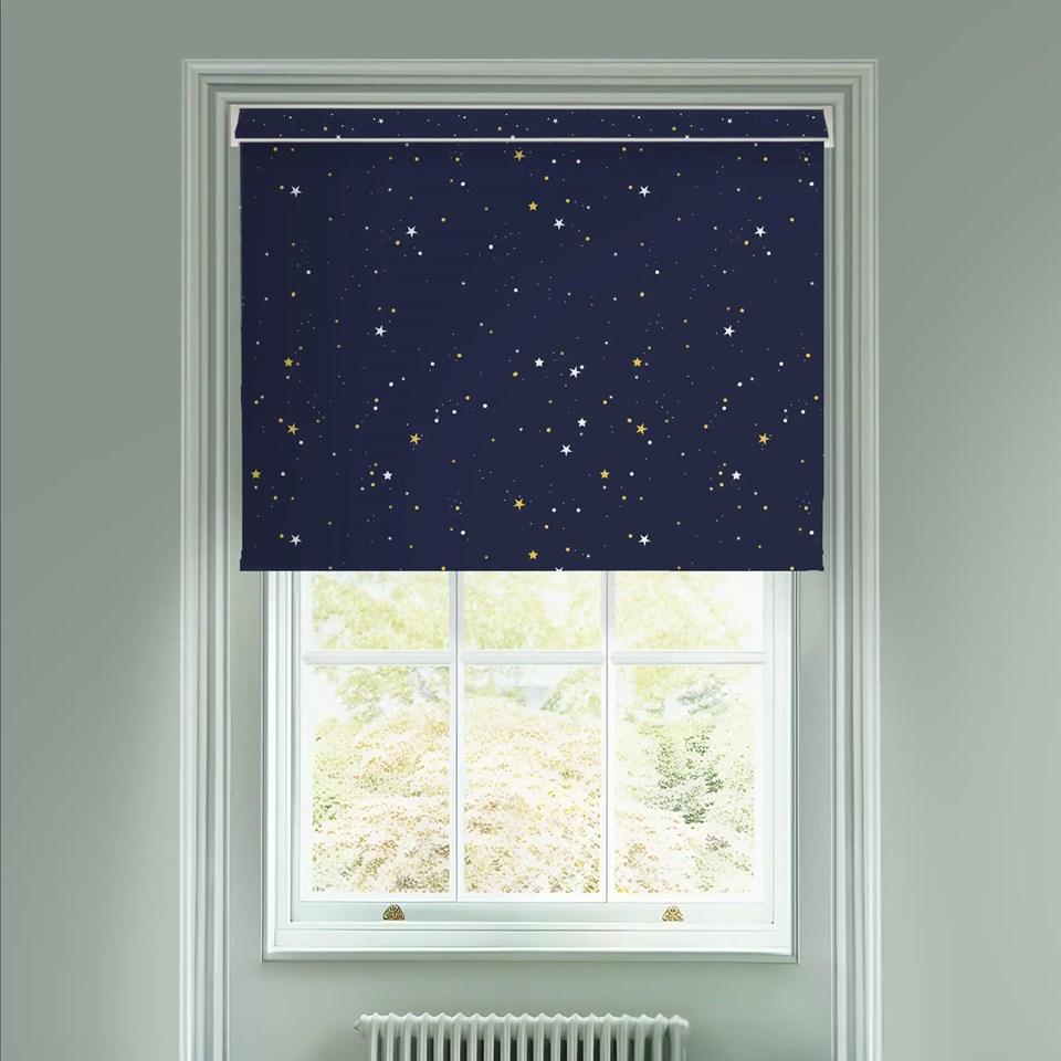 Starry Night Electric Roller Blind