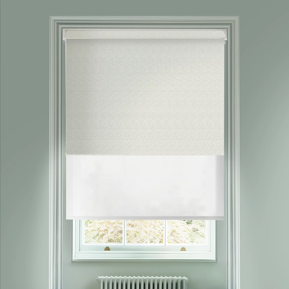 Tokyo Pebble  Blackout And Sheer White Electric Double Blind